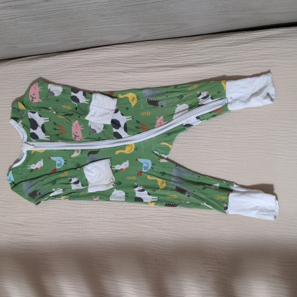 Little Sleepies farm animals zippy